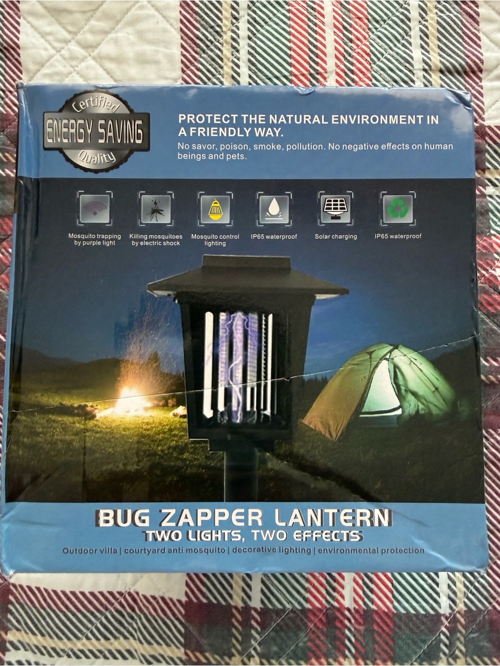 Bug Zapper Lantern - Black -